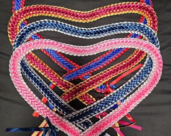 OPEN 50in 2-4 color Double Weave Lei