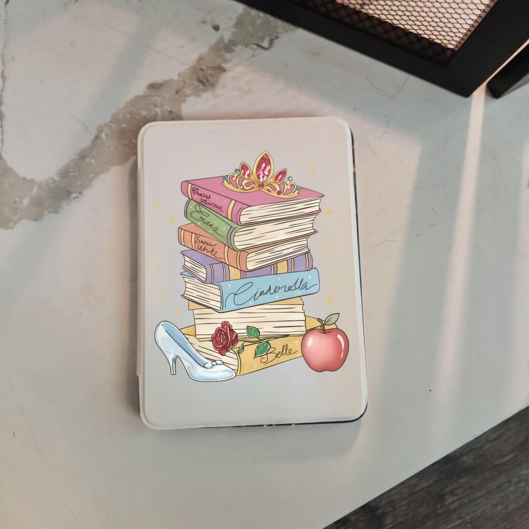 Princess Bookstack Kindle Case | Cozy Library E-reader Cover (hard Back ...