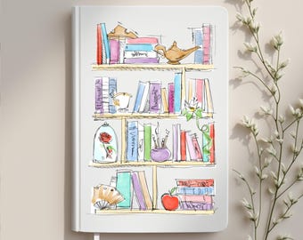 Custom Magic Journals, Disney Journal, Custom Sublimated, Notebook, Personalized notebook, Library, Cinderella, Custom Journal