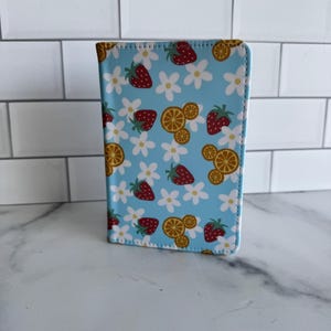 Summer Mouse Fruit Passport Covers, Disney Travel, Custom Sublimated, Passport Covers, Summertime, Custom Passport
