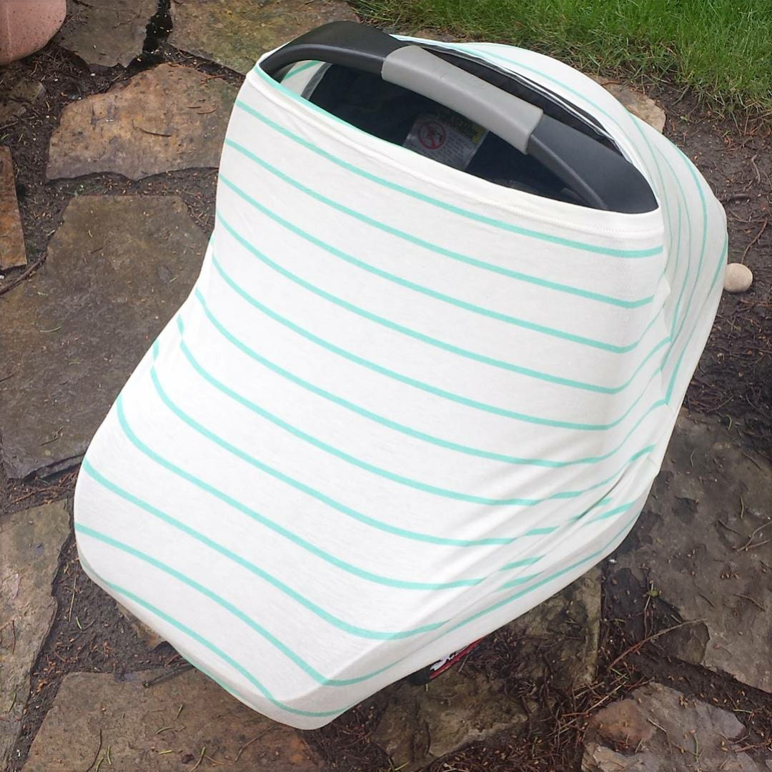 Stretchy Car Seat Cover/Nursing Cover by Solchan Stretch Etsy