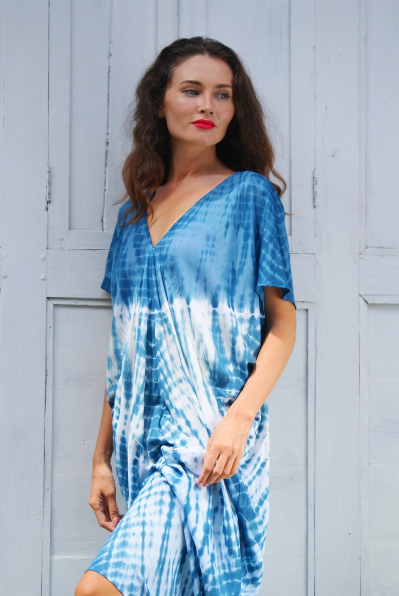 venus tie dye maxi dress