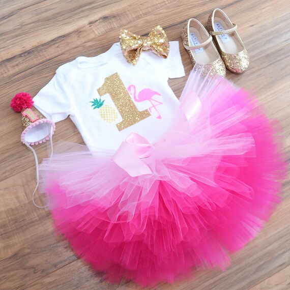 Pineapple First Birthday outfit Tropical first birthday Etsy