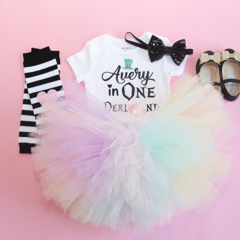 alice in wonderland 1st birthday outfit