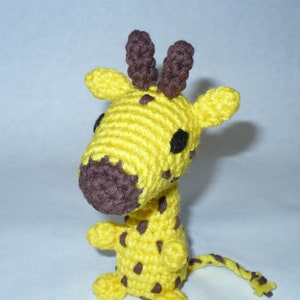 Crocheted Mini Giraffe