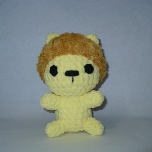 Crocheted Plush Lion