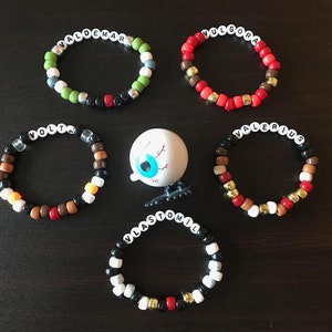 The Arcana Inspired Courtiers Kandi Bracelets | Valdemar | Valerius | Vulgora | Vlastomil | Volta