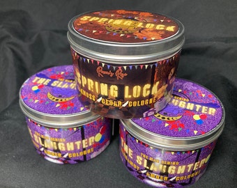 Spring Lock | The Slaughter | FNAF | Horror Aesthetic | 8oz | Soy | Handmade | Candle
