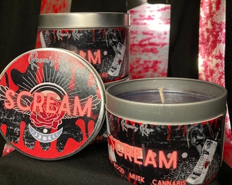 Scream | Horror Candle | 8oz | Soy | Handmade