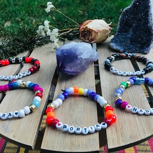 The Arcana Inspired Kandi Bracelets | Main 6 Bracelets | Julian | Asra | Nadia | Lucio | Portia | Muriel