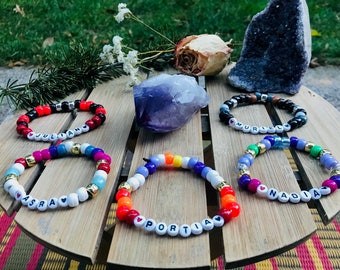 The Arcana Inspired Kandi Bracelets | Main 6 Bracelets | Julian | Asra | Nadia | Lucio | Portia | Muriel