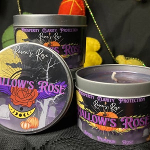 Hallow’s Rose | Soy | 8oz | Handmade | Spiritual Connections