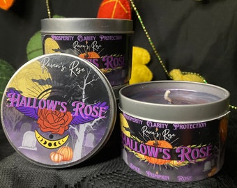 Hallow’s Rose | Soy | 8oz | Handmade | Spiritual Connections