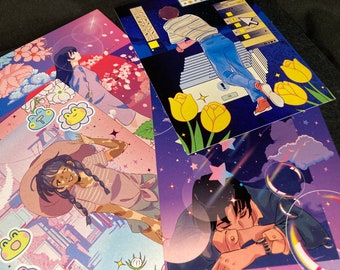 90’s Anime Aesthetic Prints