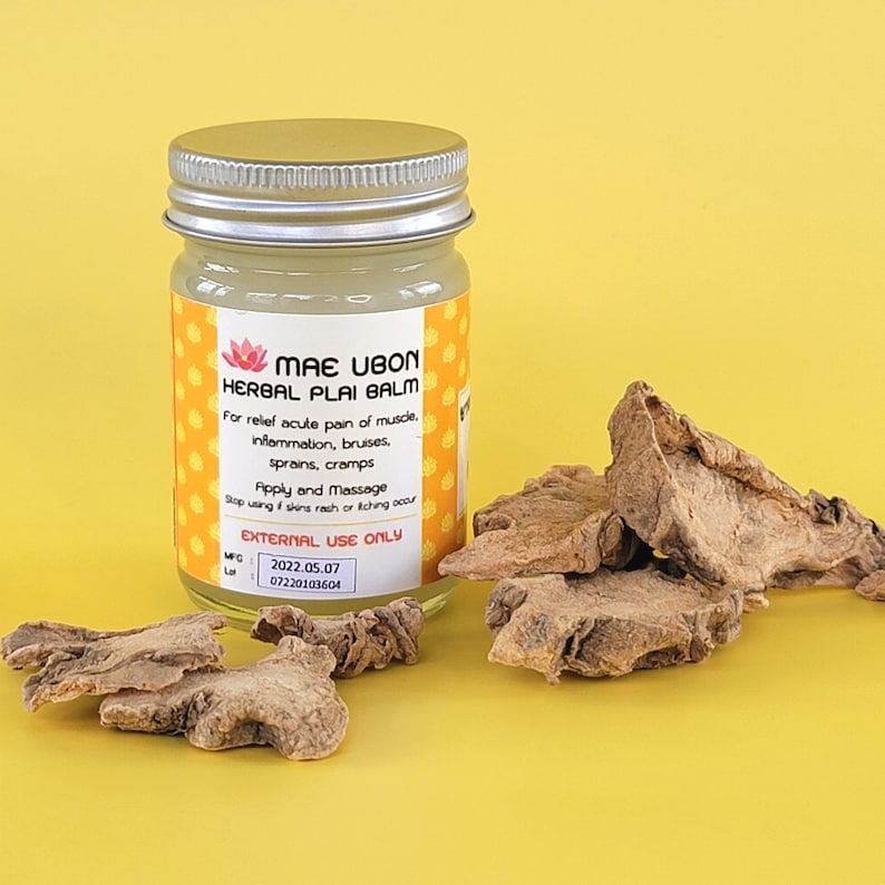 Set of 3 Pain Relief Balms, Sore Muscle Herbal Balm, Thai Herbal Balm