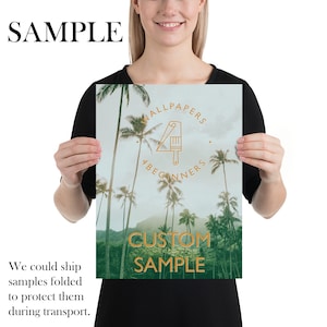 Custom Sample Request of Wallpaper for Unique Home Decor, Your idea meets our creativity