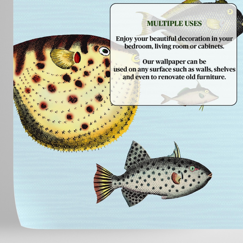 Carta da Parati Pesci Tropicali in Acquario immagine 2