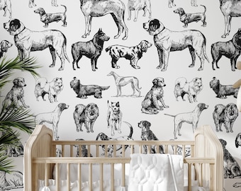 Dog Wallpaper - Etsy Dog Wallpaper - Etsy