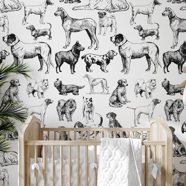 Dog Wallpaper Etsy