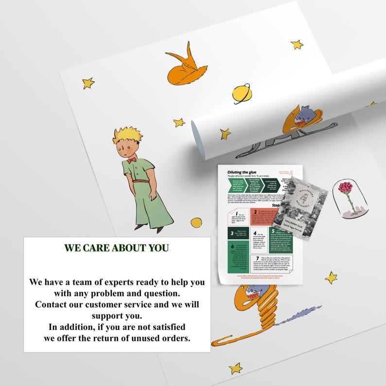 Official Little Prince Icons Wallpaper - Ultra Minimal White Pattern ...