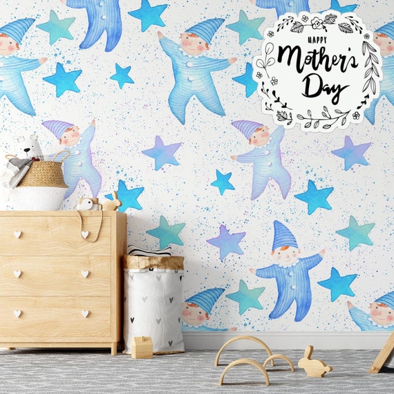 Sweet Dreams Wallpaper, Cute Sleeping Baby for Nursery Decor