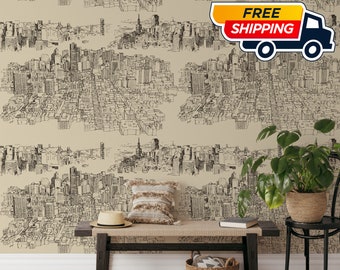 New York Skyscraper Wallpaper, NYC Cityskyline Wall Art