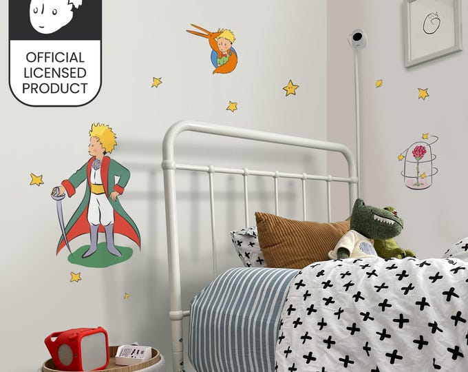 Little Prince Royal Wall Stickers | Official Licensed Nursery Decals | Kids Room Decor | Eco-Friendly