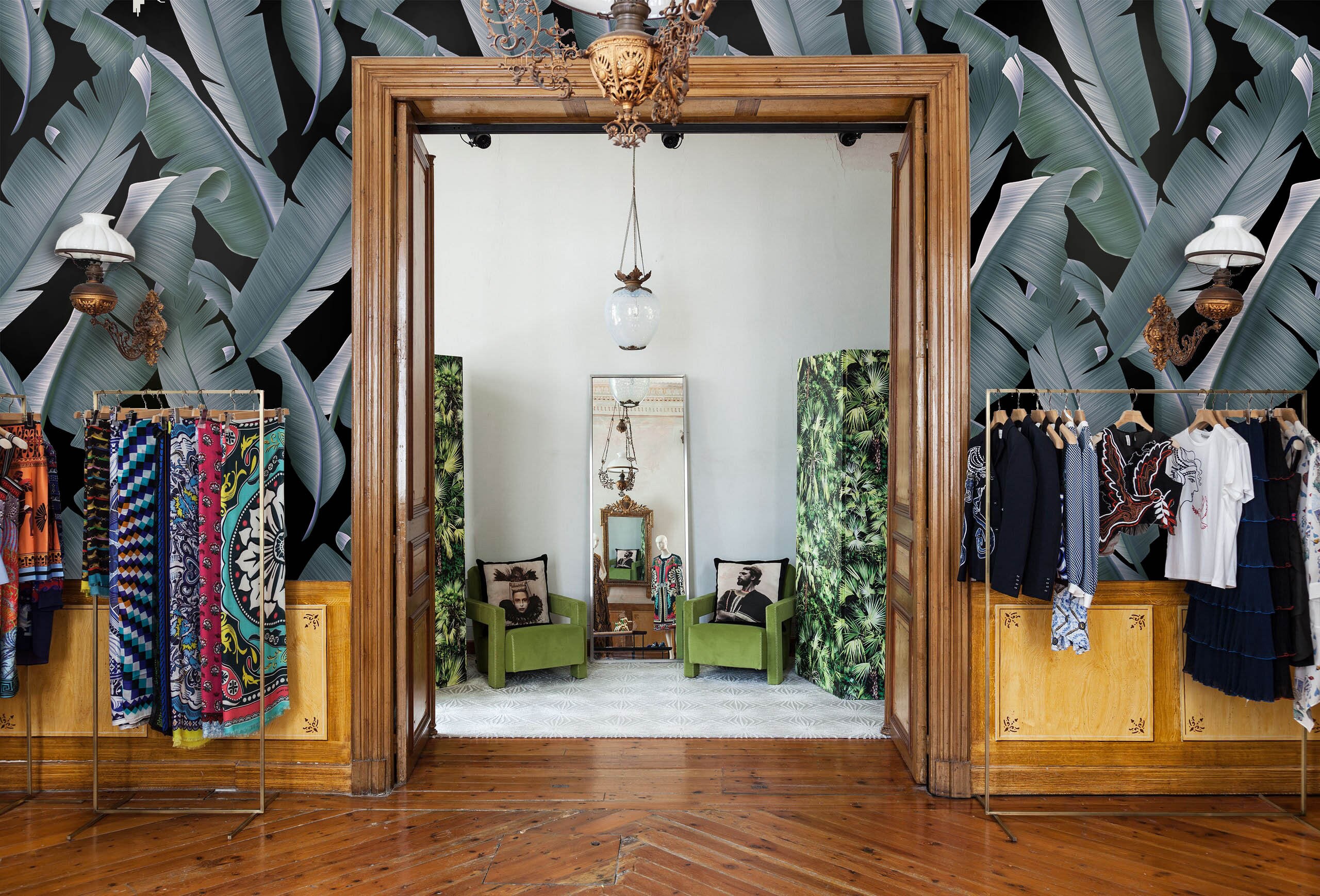 Tropical wallpaper, removable wallpaper, wallpaper, tropical, wall