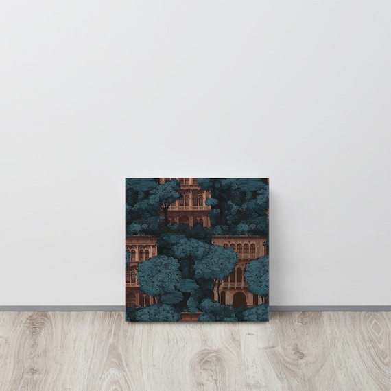 Architecture Print Canvas useful gifts also for coffee bar decor, aesthetic framed home inspo