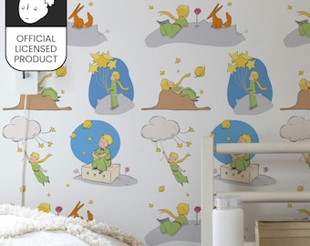 Official Little Prince Clean Wallpaper - Modern Minimalist Pattern for Kids Room & Nursery Decor