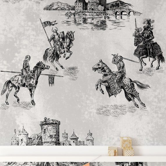 Vintage Medieval Knights Wallpaper - Timeless Elegance & Historical Charm - WALLPAPERS4BEGINNERS