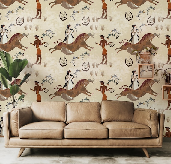 Ancient Greek Mythology Wallpaper, Classic Old Greek Wall Deco