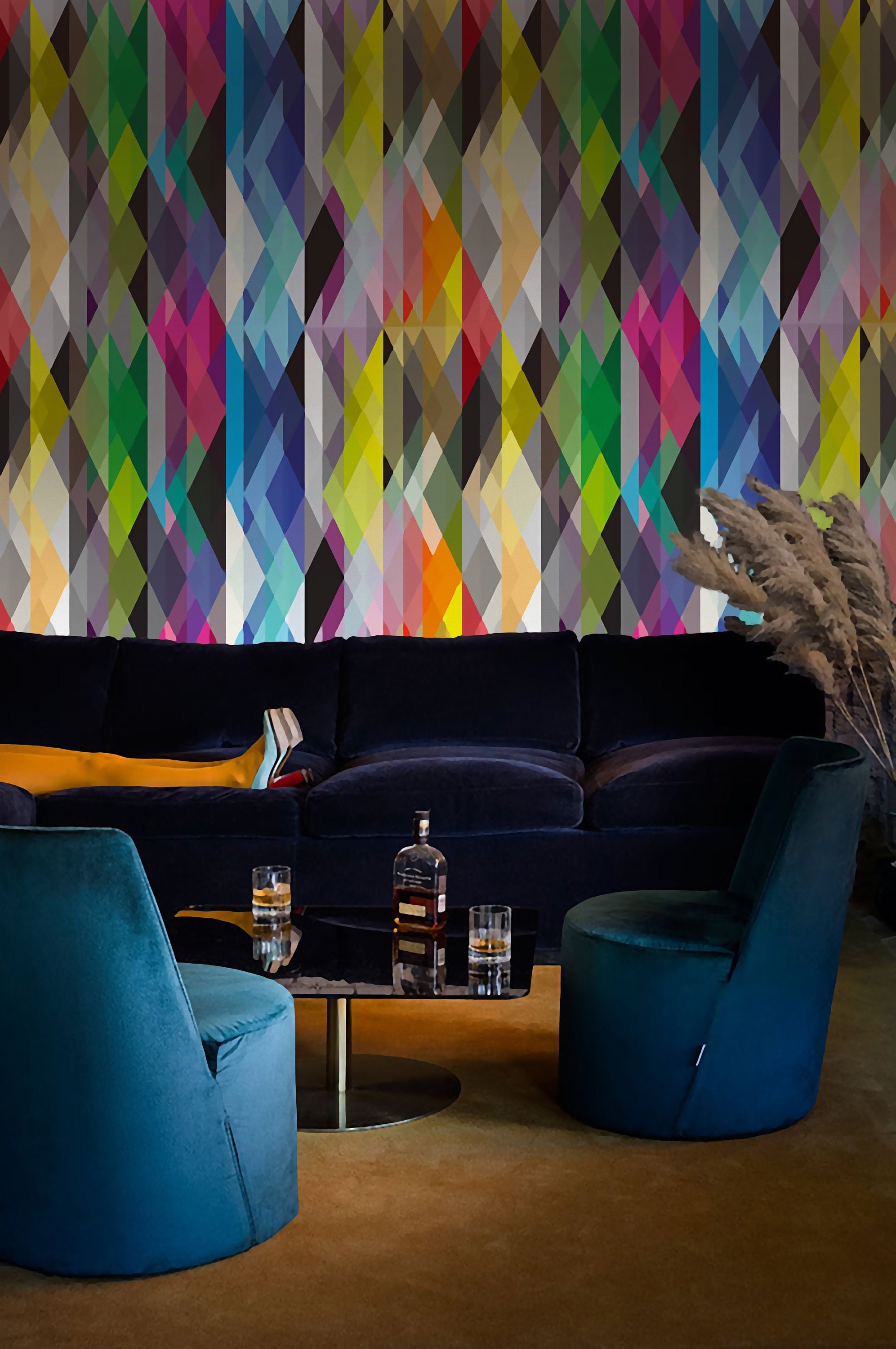 Geometric wallpaper, circus wallpaper, wallpaper, circus wall, cole son