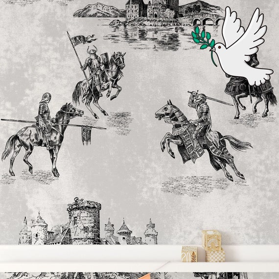 Vintage Medieval Knights Wallpaper - Timeless Elegance & Historical Charm - WALLPAPERS4BEGINNERS