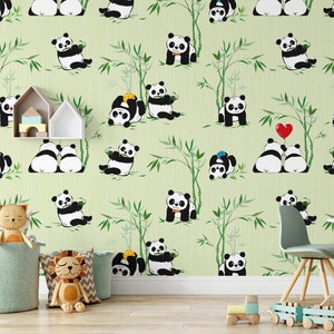 Carta da Parati con Panda