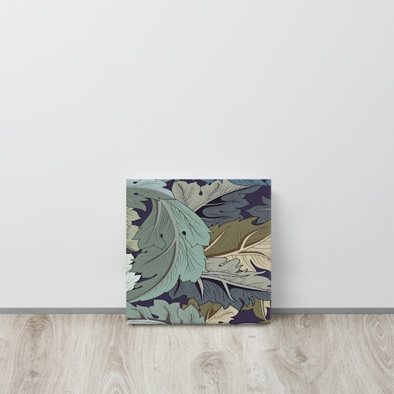 Art Nouveau Canvas useful gifts also for coffee bar decor, aesthetic framed home inspo