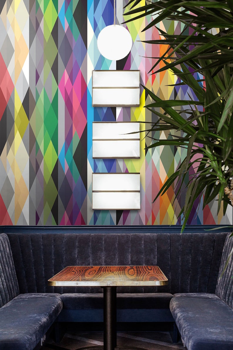 Geometric Wallpaper Circus Wall Cole Son Vintage Paper Cube Prism