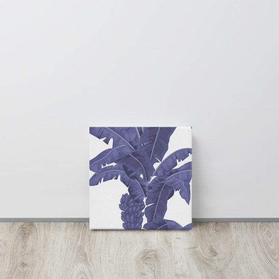 Tropical Palm Canvas useful gifts also for coffee bar decor, aesthetic framed home inspo