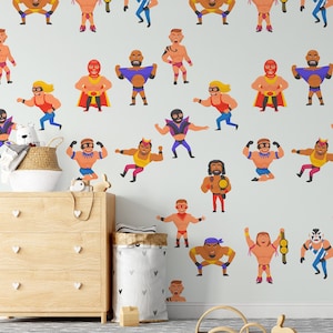 Carta da Parati Wrestling Bambini Cameretta