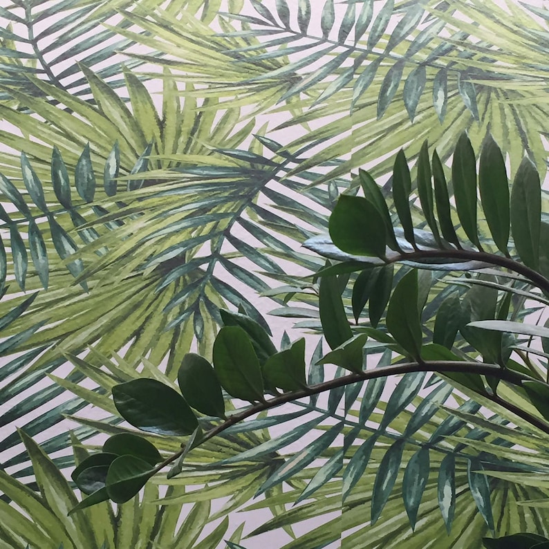 Tropical Forest Wallpaper Tropical Wallpaper Jungle Etsy