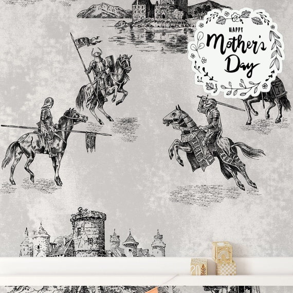 Vintage Medieval Knights Wallpaper - Timeless Elegance & Historical Charm - WALLPAPERS4BEGINNERS