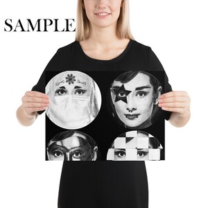 Decorative Plates Retro Wallpaper for Modern Home Decor - Etsy