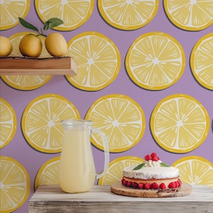 Carta da Parati Limoni Pop