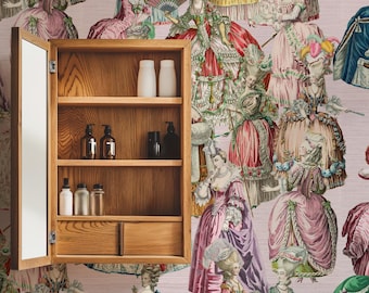 Marie Antoinette Wallpaper French Women in Costume Vintage Elegance Regal Décor Wall Mural Background