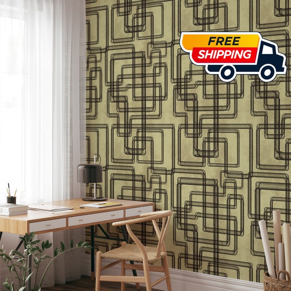 Art Deco Wallpaper, Grunge Wall Art, Artistic Wallpaper