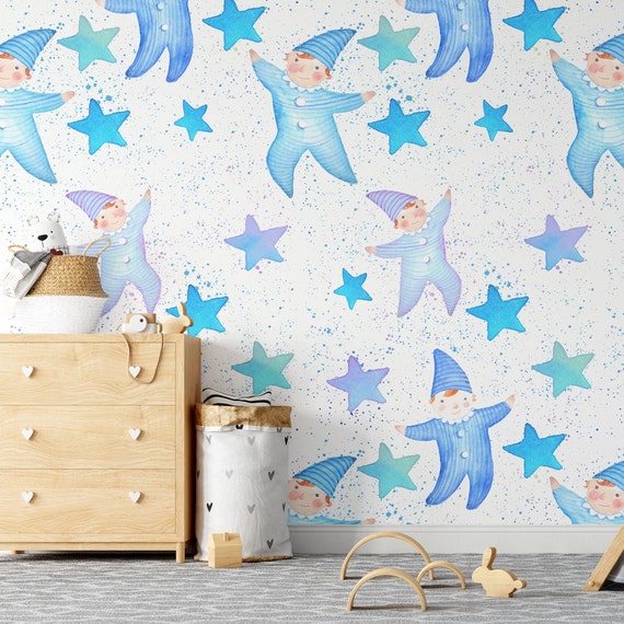 Sweet Dreams Wallpaper, Cute Sleeping Baby for Nursery Decor