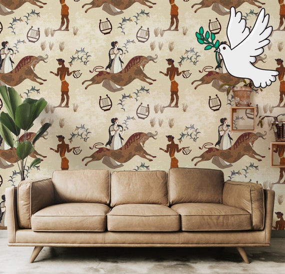 Ancient Greek Mythology Wallpaper, Classic Old Greek Wall Deco