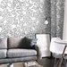 Black and White Pop Art Artistic Wallpaper, Modern Wall Covering for Minimalist Decor 