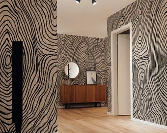 Extra Large Boho Rug Carpet - Natural Tones Geometric Minimalist Decor for Living Room & Bedroom Wall or Floor Covering