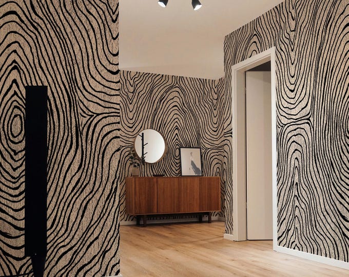 Extra Large Boho Rug Carpet - Natural Tones Geometric Minimalist Decor for Living Room & Bedroom Wall or Floor Covering